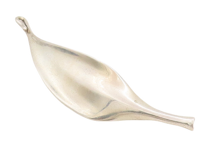 925 Sterling Silver Vintage Brooch Pin JONDELL Solid Spain Designer Leaf BP11075