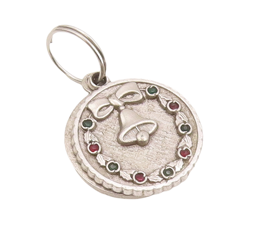 925 Sterling Silver Vintage Pendant Religious Carved Mother Mary Coins  PT23123