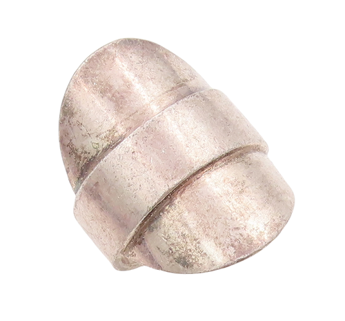 925 Sterling Silver Vintage Ring EUROPE Solid Round Plate Carved Sz 6.5  RG28440