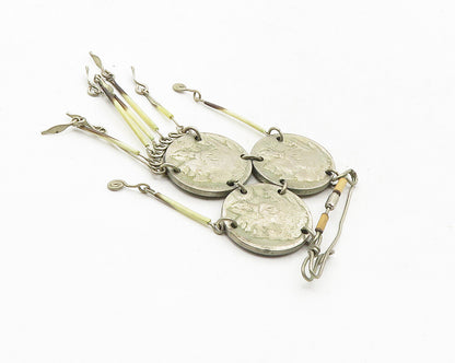 925 Sterling Silver  Vintage Antique United States Coin Brooch Pin  BP4072