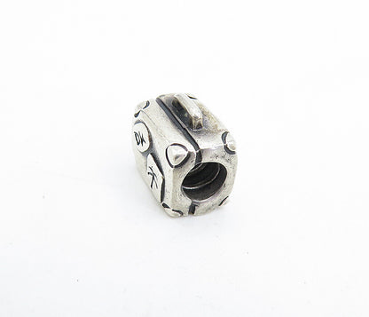 PANDORA 925 Sterling Silver  Vintage Petite Suitcase Slide Pendant  PT5393