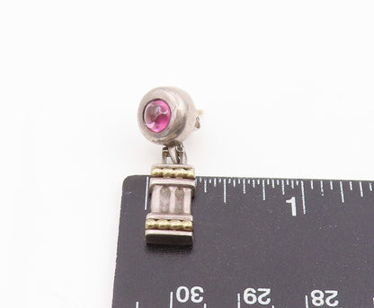 14K Gold & 925 Sterling Silver Vintage Earrings Designer Gemstone Lot  EG14298