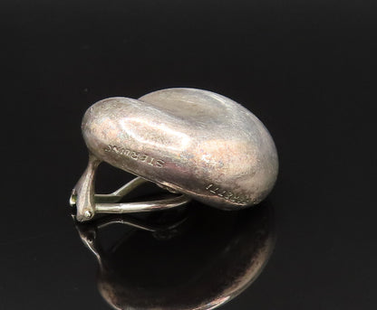 TIFFANY & CO. 925 Silver  Vintage Peretti Bean Non Pierced Earrings  EG11936