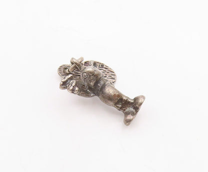 WALT DISNEY 925 Sterling Silver  Vintage Petite Mikey Mouse Pendant  PT17041
