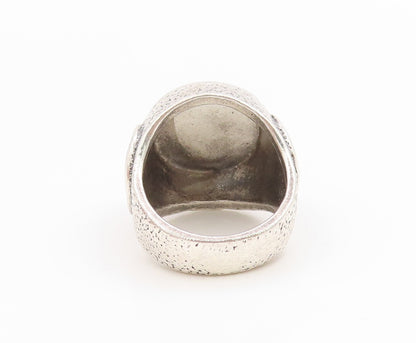 925 Sterling Silver Vintage Ring Solid Celestial Star & Moon Band  Sz 8  RG36095