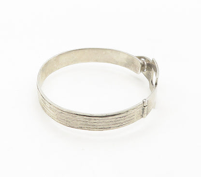 DESIGNER 925 Silver  Vintage Turquoise Cutout Hook Bangle Bracelet  BT6627
