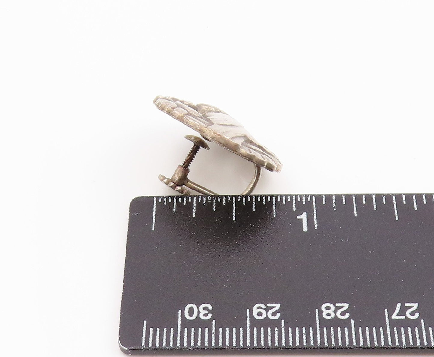 925 Sterling Silver Vintage Earrings GEORG JENSEN DEMNARK Single Lot  EG14296