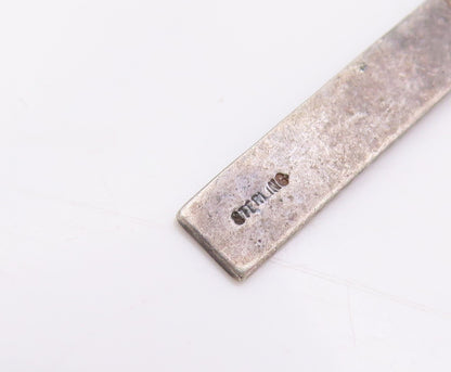 925 Sterling Silver Vintage Brooch GFMW Dangling Book Nut Scale Charm  BP11570
