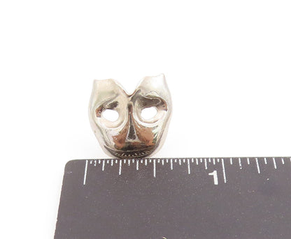 925 Sterling Silver Vintage Pin Theater Face Mask Masquerade Design  TR4044