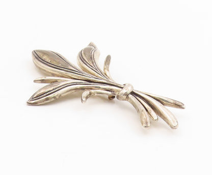 925 Sterling Silver Vintage Brooch JUDITH JACK Botanical Lily Bouquet  BP12123