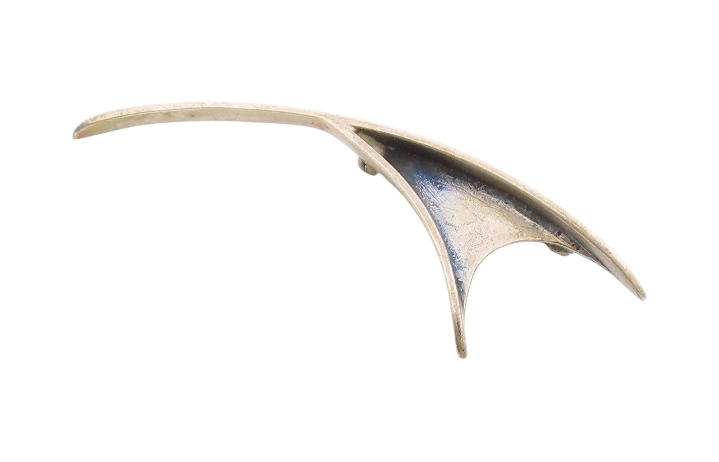 925 Sterling Silver Vintage Brooch ARTE Modernist Seagull Bird Wing   BP11770
