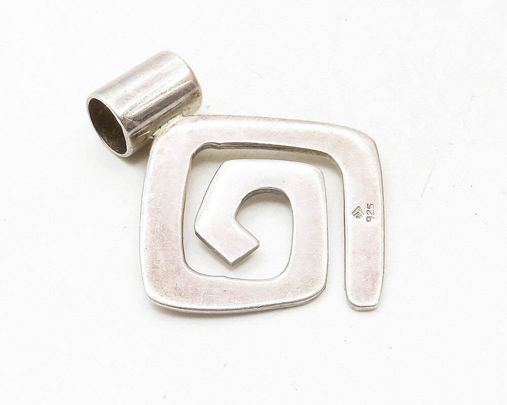 SILPADA 925 Sterling Silver  Vintage Shiny Smooth Spiral Slide Pendant  PT7658