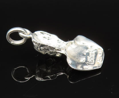925 Silver  Vintage Carved Polished John F Kennedy Head Pendant  PT20910