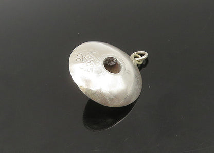 925 Sterling Silver  Vintage Petite Floral Sombrero Hat Pendant  PT18532