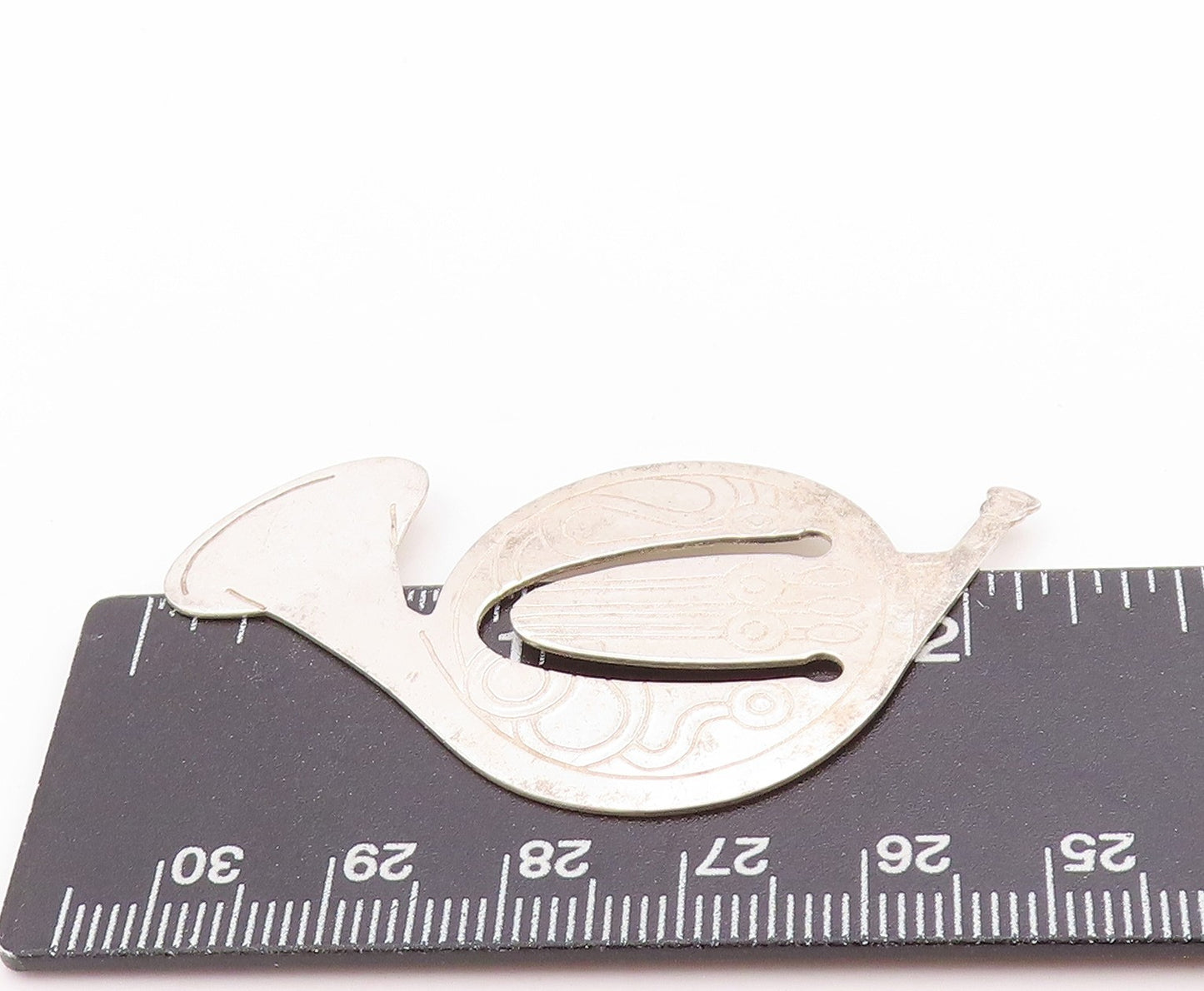 925 Sterling Silver Vintage Book Mark TIFFANY & CO French Horn Design   TR4001