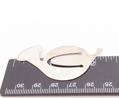 925 Sterling Silver Vintage Book Mark TIFFANY & CO French Horn Design   TR4001
