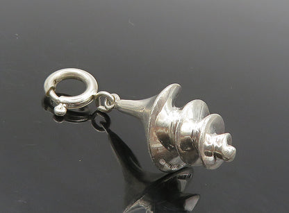 RLM STUDIO 925 Sterling Silver  Vintage Shiny Spiral Sea Shell Pendant  PT6953
