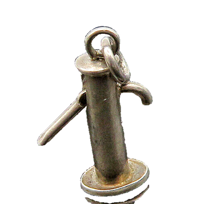 925 Sterling Silver  Vintage Petite Shiny Smooth Pendant  PT15919