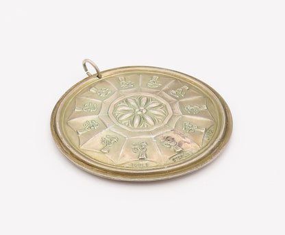 TOWLE 925 Sterling Silver Vintage 12 Days Christmas Pendant PT22077