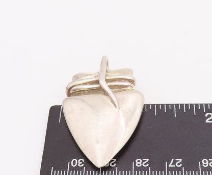925 Sterling Silver Vintage Pendant GIDEON Carved Playing Top & Thread  PT22865