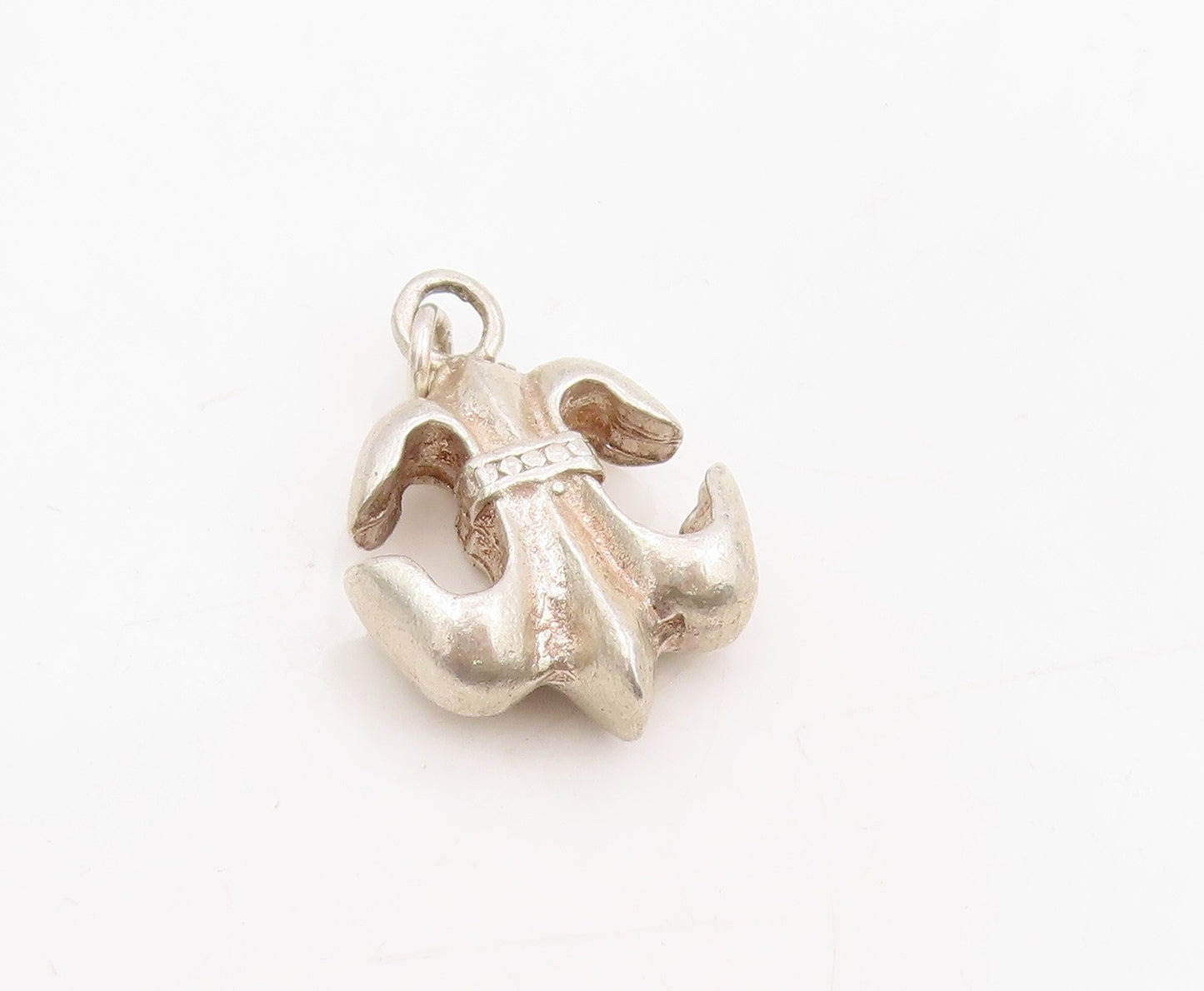 925 Sterling Silver Vintage Pendant Modernist Nautical Anchor Charm  PT25580