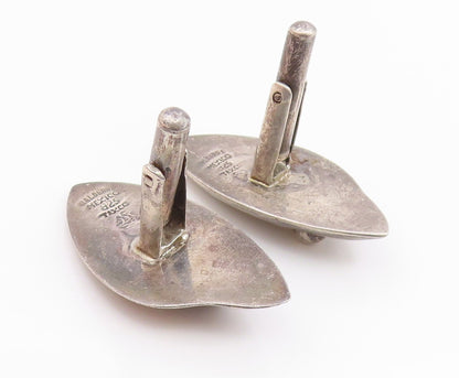 BALDERAS MEXICO 925 Sterling Silver Vintage Modernist Design Cufflinks  TR3208