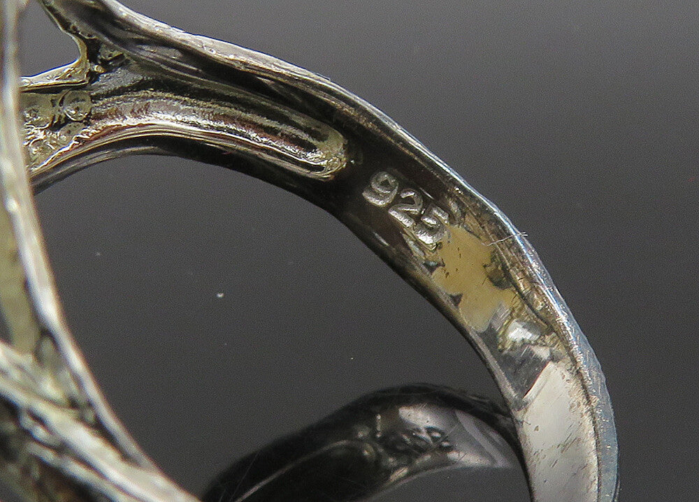 SILPADA 925 Sterling Silver Vintage Shiny Sculpted Statement Ring Sz 8 RG21958