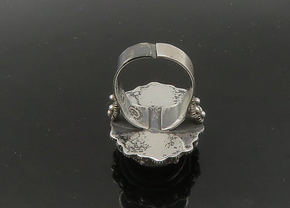 TAXCO MEXICO 925 Silver  Vintage Tiger's Eye Band Ring Sz 11 (OPENS)  RG22760
