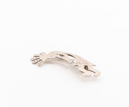 HENRY BACA NAVAJO 925 Silver  Vintage Kokopelli Dancer Brooch Pin  BP7858