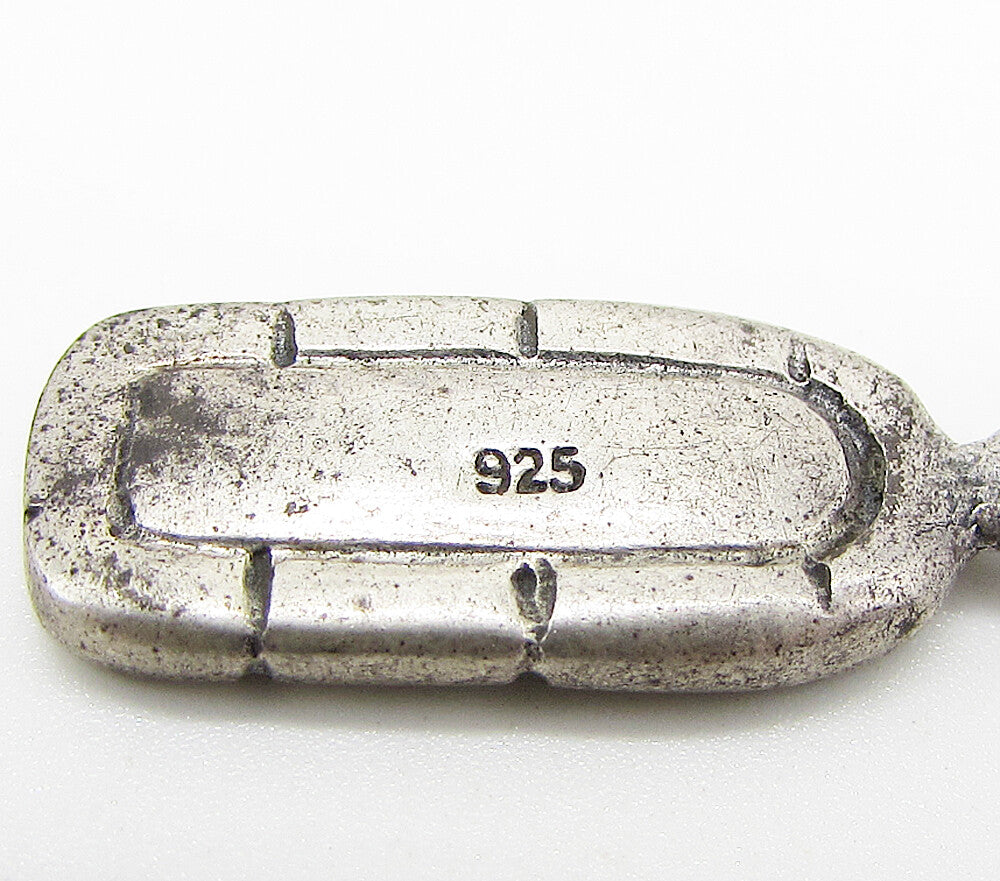 925 Sterling Silver  Vintage Floating Boat Charm Pendant  PT2285