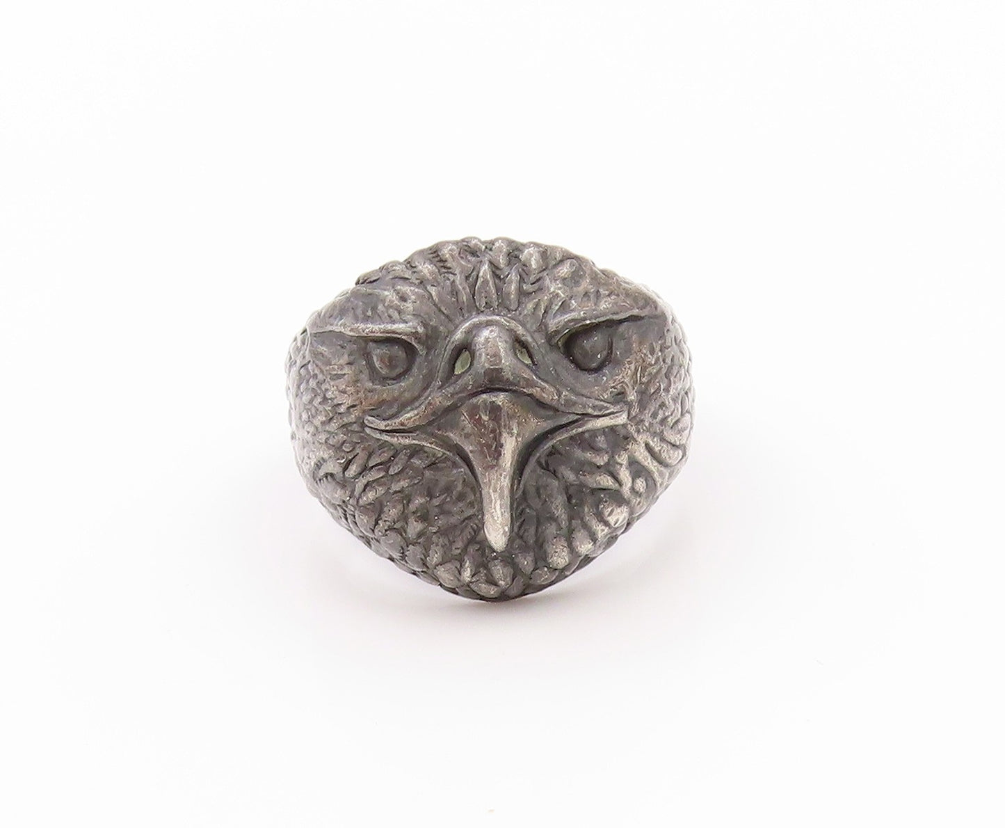 925 Sterling Silver Vintage Ring CAROLYN POLLACK American Eagle  Sz 11.5 RG32553