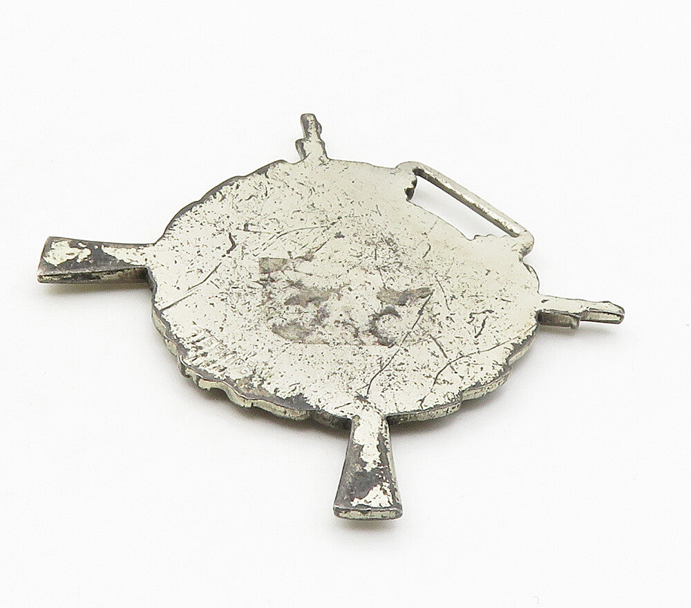 925 Sterling Silver  Vintage NRA Indoor Small Bore Match Pendant  PT12303