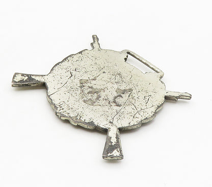 925 Sterling Silver  Vintage NRA Indoor Small Bore Match Pendant  PT12303