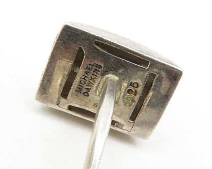 MICHAEL DAWKINS 925 Sterling Silver  Vintage Shiny Dome Cufflinks  TR2420