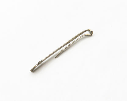 INTERNATIONAL 925 Sterling Silver Vintage Z Initial Smooth Tie Clip TR2665