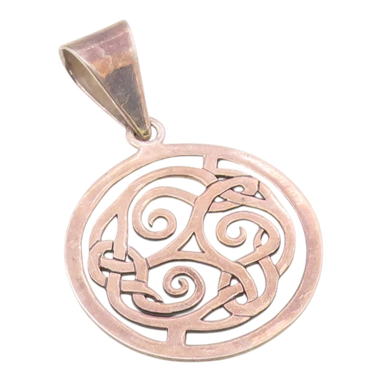 SILPADA 925 Sterling Silver  Vintage Open Triskelion Design Pendant  PT11224