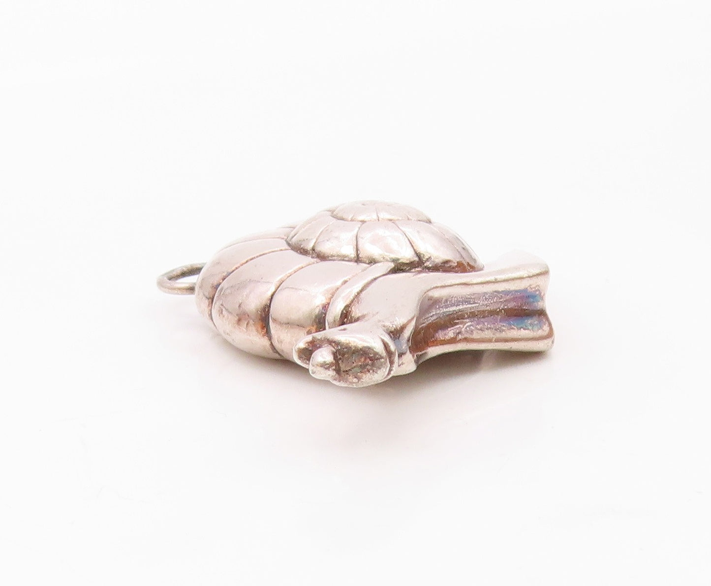 925 Sterling Silver  Vintage Fashion Snail Out Of Shell Pendant  PT21698