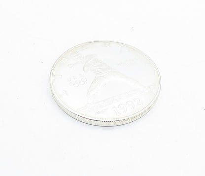 925 Sterling Silver  Vintage Shiny United States Dollar Coin Medallion  TR1209