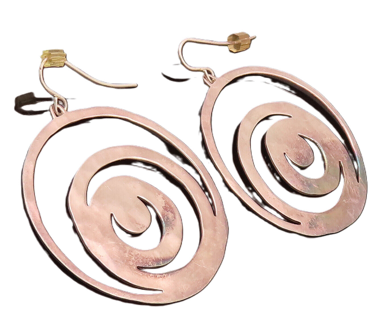 RLM STUDIO 925 Sterling Silver Vintage Moon Inside Moon Round Earrings EG12442