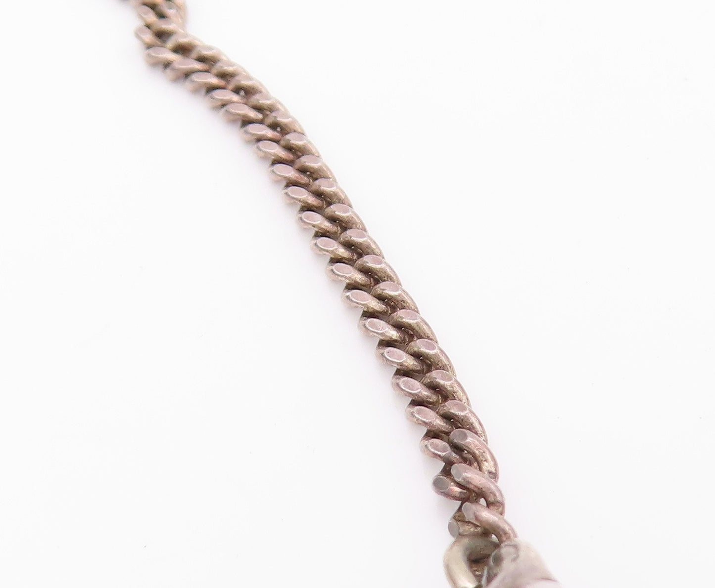 925 Sterling Silver Vintage Necklace YAACOV HELLER Solid Grooved Designer NE4489
