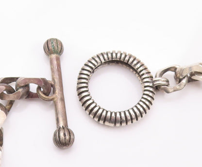 925 Sterling Silver Vintage Necklace STEPHEN DWECK Designer Cubical Rings NE4258