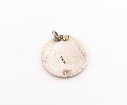 925 Silver Vintage Enamel Executive Committee IBM Club Pendant  PT20588