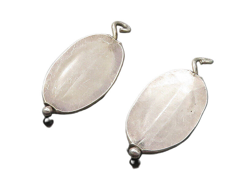 DESIGNER 925 Sterling Silver  Vintage Minimalist Non Pierce Earrings  EG8906