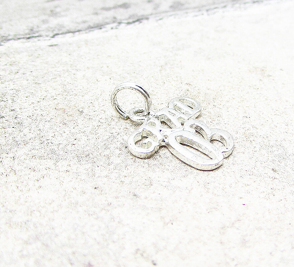 925 Sterling Silver  2003 Graduation Charm Pendant  PT1762