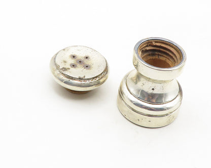 CARTIER 925 Sterling Silver  Vintage Shiny Single Salt Pepper Shaker  TR1763