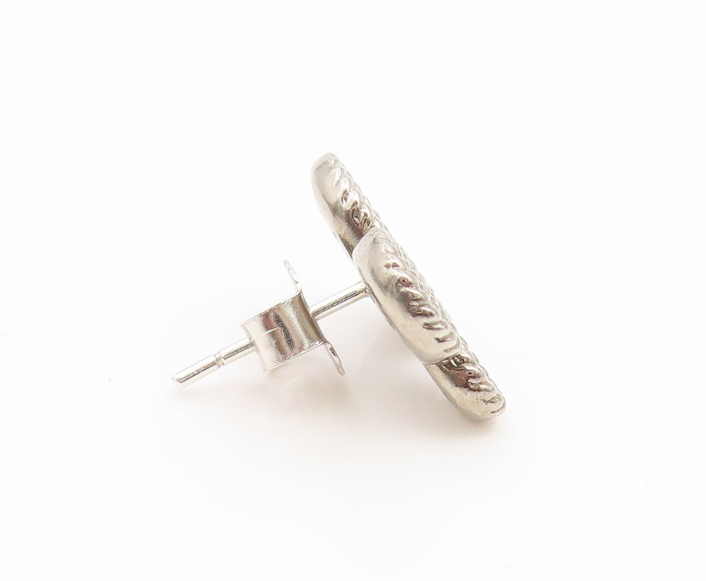 925 Sterling Silver Vintage Earrings OLIVIA Real Diamond Butterfly Stud  EG14150