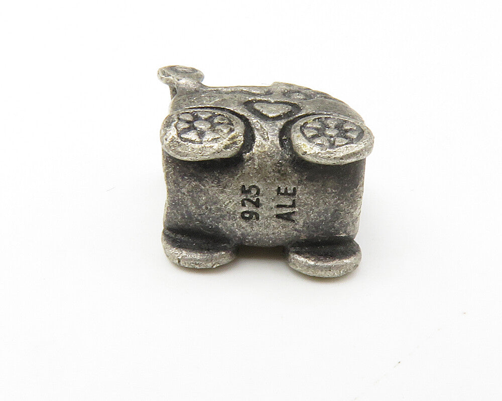PANDORA 925 Sterling Silver   Vintage Petite Baby Carriage Pendant  PT11543
