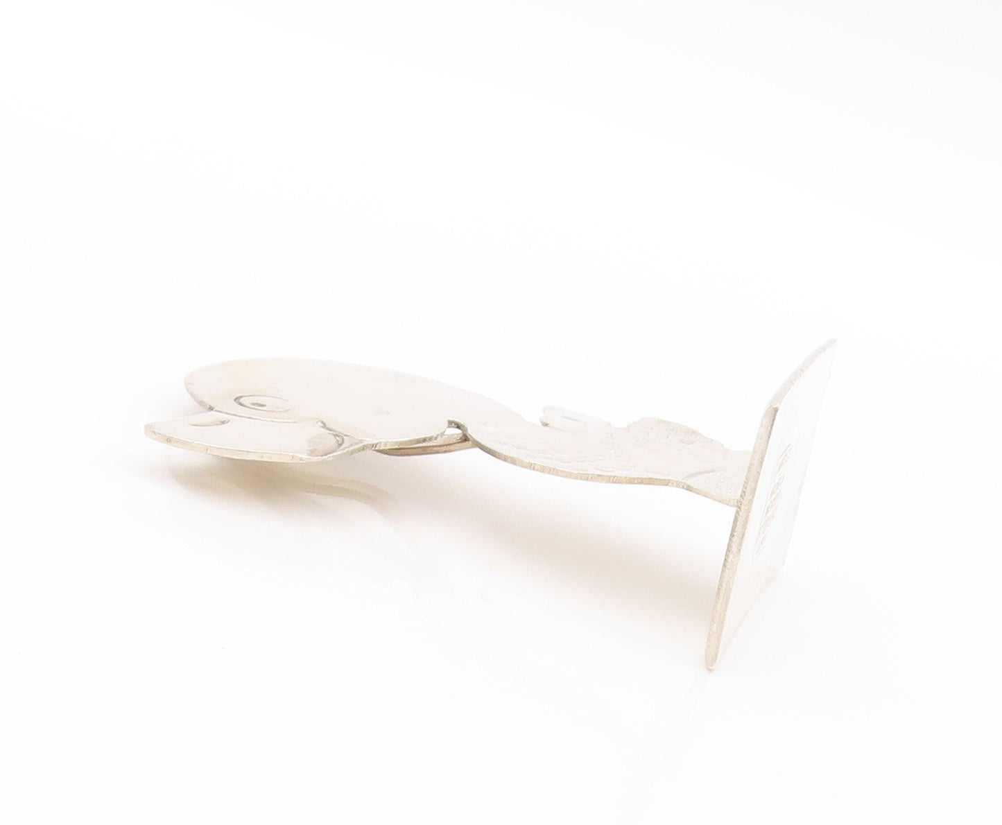 925 Sterling Silver Vintage Paper Weight MACIEL MEXICO Etched Baby Duck  TR3913