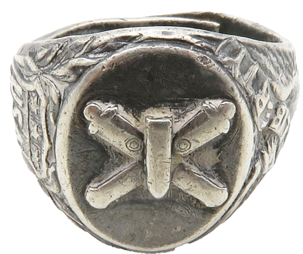925 Sterling Silver  Vintage Antique Eagle USA Petite Band Ring Sz 4.5 RG13179