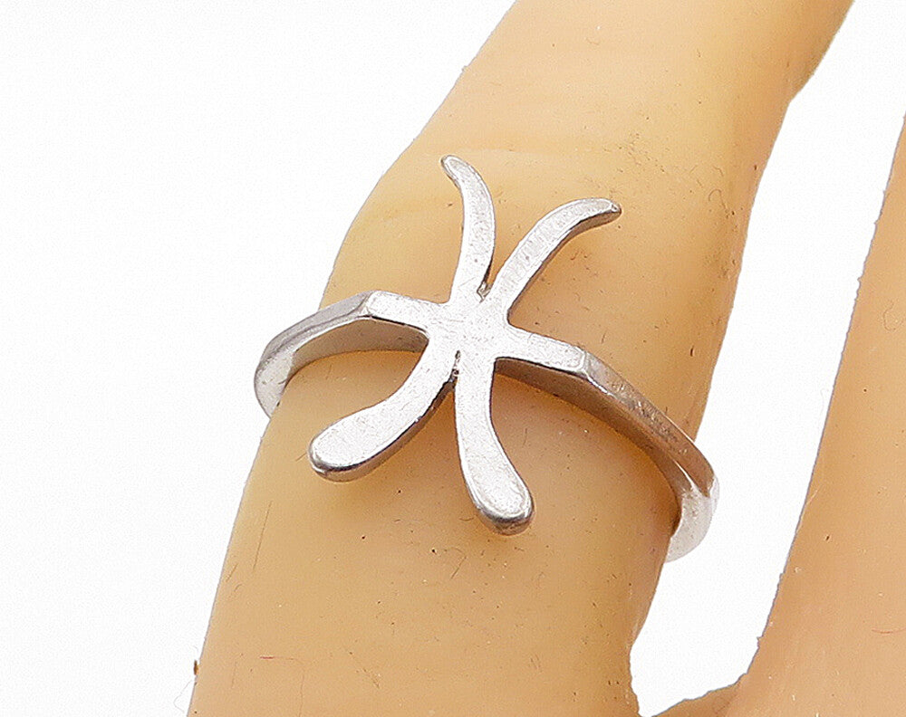 ESPO 925 Sterling Silver  Vintage Shiny Smooth Thin Band Ring Sz 6.5  RG5854